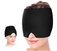 Comfytemp Mascarilla de Migraña, Gorro de Migraña y Dolor de Cabeza, Compresa Fría Terapia de Frío, Máscara de Refrigeración para Migrañas/Ojos Hinchados/Senos Paranasales/Nerviosismo