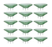 Comgooldool 15 paquetes de soporte de fresas, protector de frutas verdes de 26,5 cm para un crecimiento saludable, soporte de plastómero resistente para macetas de jardín y jardinería urbana