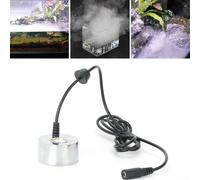 Comgooldool 24V Mist Maker Fogger 350Ml/H Fuente de agua atomizador para interior Estanque Decoración Humidificador de aire en casa Oficina Salón Hotel Salón Sala de estar