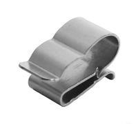 Comgooldool 50 clips de panel solar de acero inoxidable, para gestión de cables de alambre de marco de remolque, abrazaderas de cable de metal 304 para kayak, barco de pesca, banco de trabajo, oficina