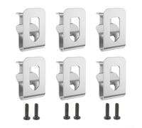Comgooldool 6 ganchos de clip para cinturón para taladro de 20 V, para DCD980 DCD985 DCD780 DCD740 DCF883, sustituye a N268241 N169778, accesorio de herramienta de acero con tornillos