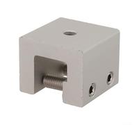 Comgooldool Abrazadera de costura de pie para sistemas solares fotovoltaicos, soporte de techo de aleación de aluminio con tornillos y arandelas de acero inoxidable, premontada para techos de metal