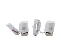 Comgooldool Actuador térmico eléctrico M30x1.5mm AC230V normalmente abierto para calefacción por suelo radiante válvula de radiador regulación precisa de temperatura ahorro de energía blanco 110N