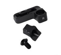 Comgooldool Adaptador de palanca de cambios de bicicleta de aleación de aluminio para XTR XT-SLX-DEORE para sistema de freno I-Spec-EV, soporte de montaje ligero negro 11g (derecha)