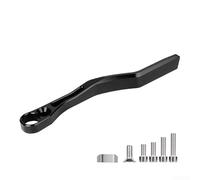 Comgooldool Aleación de aluminio Road Bike Chain Catcher dispositivo anti caída CNC mecanizada Guía de cadena para estabilizador para protección de marco de ciclismo Negro 10,5 x 1,3 x 0,5 cm