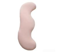 Comgooldool Almohada corporal refrescante con funda lavable, almohada de apoyo de maternidad de algodón PP transpirable para dormir de lado, cojín de embarazo largo para apoyo de espalda y cadera