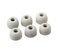 Comgooldool Almohadillas de espuma para Sony WF-1000XM4, 1000XM5, C700N, LinkBuds S - Almohadillas de espuma viscoelástica para cancelación de ruido y comodidad, caben en la funda, 6 pares (M gris)