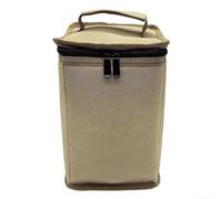 Comgooldool Bolsa de almacenamiento de cilindro de gas para camping, funda portátil de tela Oxford para 4 botes de butano o linternas, organizador de viaje plegable al aire libre para picnic y cocina