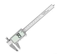 Comgooldool Calibrador digital 0-150mm Vernier herramienta de medición de plástico con pantalla LCD, 4 vías interno externo profundidad paso medidor para electrónica, joyería, manualidades, taller en