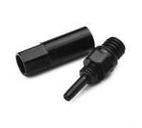 Comgooldool Conector de manguera de metal y alivio de tensión para tija de sillín RockShox Reverb, adaptador de enrutamiento externo a interno 2013-2019, pieza de bicicleta negra