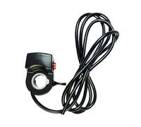 Comgooldool Control del acelerador LED para E-Bike Scooter 24V 36V 48V 60V 72V Velocidad Mango de potencia con indicador de batería Botón de autobloqueo rojo Parte de bicicleta eléctrica