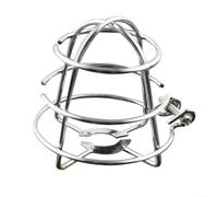 Comgooldool Cubierta de aspersor contra incendios para boquillas horizontales, soporte de estante protector de acero resistente, resistente al polvo y a los impactos, accesorio de seguridad contra