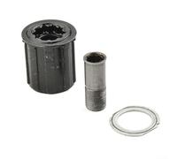 Comgooldool Cuerpo de acero Freehub para Shimano-RM30 RM40 RM60 Hubs, 7 8 9 10 velocidades Cassette Hub Cuerpo Pieza de repuesto para MTB Mountain Bike Reparación de rueda trasera Negro (D)