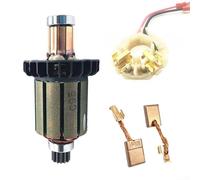 Comgooldool Escobillas de carbono CB 440 para herramientas eléctricas Makita-DDF458Z DF458D DHP458 BHP458, 13 x 10 x 3 mm, juego de 4 piezas con 2 soportes y 2 escobillas de carbón