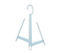 Comgooldool Estante de secado de zapatos apilable con ganchos, colgador de zapatos de polipropileno reutilizable para organización del hogar, almacenamiento vertical que ahorra espacio para entrada