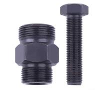 Comgooldool Herramienta de extracción de volante 2 en 1 para motosierra Stihl-MS020T MS200T 026, doble rosca de 22 mm y 26 mm, kit de reparación de metal resistente para mantenimiento profesional