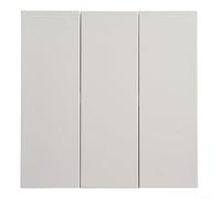 Comgooldool Interruptor de escena inalámbrico para Tuya Smart, controlador de botón ZigBee 3.0 de 6 teclas con control de voz y aplicación, no requiere cableado, blanco (2 x AAA)