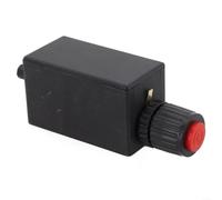 Comgooldool Interruptor electrónico de encendido de pulso para calentador de patio de gas, horno, parrilla y hoguera con cable de alta temperatura, pieza de repuesto de botón, requiere batería AA