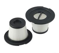 Comgooldool Juego de 2 filtros de vacío de repuesto para Klarstein-Clean 4G y modelos Silent 10033762/10033763, filtros de plástico blanco y negro, captura de partículas de alta eficiencia