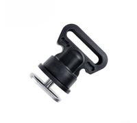 Comgooldool Kayak-Slide - Anillo de pista para barco de pesca, enganche de elevación de nailon con soporte de perno poderoso, para YakAttack GearTrac y pistas de fábrica, polímero de grado marino