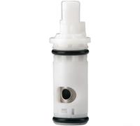 Comgooldool Kit de cartucho de grifo de repuesto 1224 para grifos de doble mango y duchas de bañera, conjunto de vástago de válvula de plástico de alta calidad, pieza de reparación de baño fácil de