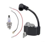Comgooldool Módulo de bobina de encendido pieza de repuesto 1130 400 1302 con chispa para motosierras MS170, construcción de metal que restaura el arranque fiable mejora el rendimiento de corte se