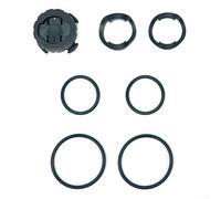 Comgooldool Nylon cuarto de vuelta bicicleta computadora montaje rápido soporte con absorción de choque anillos de goma para Garmin ciclismo Gear negro