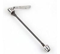Comgooldool Palanca de acero inoxidable de liberación rápida para entrenador de bicicleta, adaptador de eje trasero de bicicleta de carretera de 17 cm para equipo de ciclismo interior, conducción