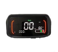 Comgooldool Panel de control de medidor de pantalla LCD para bicicleta eléctrica y scooter, soporte de 48 V-72 V, velocidad máxima de 199 km/h, interfaz de 9 pines con faro y señal de giro (pantalla+