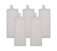 Comgooldool Paquete de 5 filtros de repuesto para aspiradora robot Tefal-X-Plorer Serie 75 S+ RG8597W, piezas de papel de filtro de alta eficiencia para limpieza del hogar, color blanco