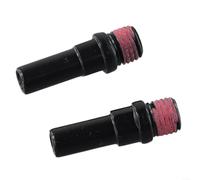 Comgooldool Par de tornillos M10 x 1,25 V-Brake-Pivot para frenos de bicicleta voladizos, pernos de montaje de acero con pegamento antisuelto, 32,4 mm de longitud, plata, paquete de 2