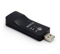 Comgooldool Repetidor AP inalámbrico USB 300Mbps amplificador de señal con una tecla WPS para Smart TV LAN Puerto Ethernet Conversión Diseño compacto Negro