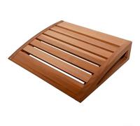 Comgooldool Reposacabezas de madera para sauna para relajación, diseño curvo ergonómico, acabado de grano natural, 38 x 31 x 7 cm, una sola pieza, compatible con la mayoría de saunas domésticas y