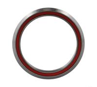 Comgooldool Rodamientos de acero para auriculares de bicicleta de 1.5 a 1 1/8 pulgadas ángulo de 45/36 grados para horquillas de bicicleta 38 39 41 44 49 52 mm acabado plateado pieza de repuesto para