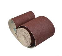Comgooldool Rollo de tela de esmeril, papel de lija de pulido de 10 metros para tallado en madera, tallado de raíces y tallado de núcleo, paño abrasivo de grano 80-600, rojo, herramienta de molienda