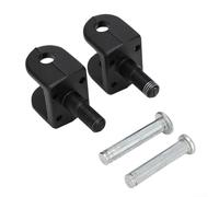 Comgooldool Soportes de estriberas de aleación de aluminio negro para Surron para Light Bee S X Dirt Bike Kit de montaje de conexión de pedal de 2 piezas con pernos de fijación segura todoterreno