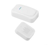 Comgooldool Timbre inalámbrico inteligente para el hogar, 200 m de largo alcance con 32 tonos de llamada y volumen de 3 niveles, timbre de puerta inalámbrico impermeable compatible con CA 110 V-240 V