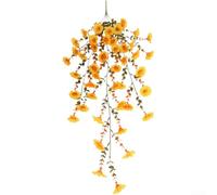 Comgooldool Vid artificial de eucalipto con gloria de la mañana, guirnalda de decoración de otoño de 79 cm, flor de seda realista colgante para boda, hogar, decoración de fiesta de Acción de Gracias