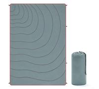Comgooldool Warm For Camp Ing - Manta impermeable, gran colcha térmica para aventuras al aire libre, alfombrilla portátil gruesa para senderismo, picnic, playa, caravana, 55 x 79 pulgadas para clima