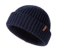 Comhats XL/XXL Gorro de pescador tipo beanie para cabezas grandes - Gorro de punto de mezcla de lana merina para hombres y mujeres, en colores clásicos y modernos, gorro de invierno cálido para el día