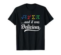Comí un Poco de Pastel y fue Delicioso Divertido Juego de Palabras para Maestros de matemáticas Camiseta