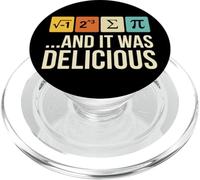 Comí un Poco de Pastel y fue Delicioso Divertido Juego de Palabras para Maestros de matemáticas PopSockets PopGrip para MagSafe