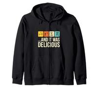 Comí un Poco de Pastel y fue Delicioso Divertido Juego de Palabras para Maestros de matemáticas Sudadera con Capucha