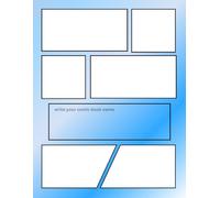 comic book: blank comic book