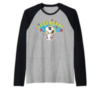 Cómic con Capa de superhéroes legendarios de Marvel Enmascarado de Peanuts Snoopy Camiseta Manga Raglan