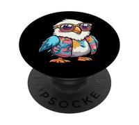 Cómic Cool Dove Bird Summer Vibes PopSockets PopGrip Adhesivo