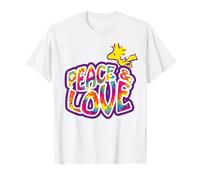 Cómic de Fans Vintage Peanuts Psychedelic Woodstock Peace & Love Camiseta