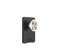 Cómic Gracioso Gato Hambriento Amante Gatos PopSockets PopWallet para MagSafe