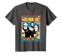 Comic Oficial de Blink-182 One More Time Camiseta, Niños, Asfalto, 6 años