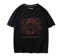 Comic Princess Kaguya! Komazawanoi Cat Girl Camiseta Oversize Unisex | Gráfica Anime, Regalo para Fans del Manga-Black||l